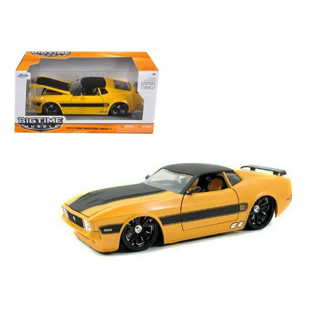 1973 Ford Mustang Mach 1 1//64 Scale Diecast Collectible Car Candy Apple